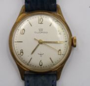 Vintage-Armbanduhr, Ducado, Handaufzug, Werk läuft, getragene Erhaltung, D- 3,2cm