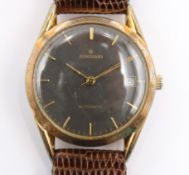 Vintage-Armbanduhr, Junghans, Automatik, Werk läuft, getragene Erhaltung, D- 3,5cm