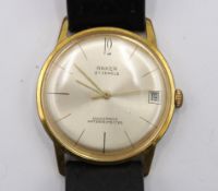 Vintage-Armbanduhr, Anker, Handaufzug, Werk läuft, getragene Erhaltung, D- 3,4cm