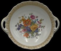 Henkelschale "Kaiser" Dekor Sanssouci, H-8 cm, B-23 cm