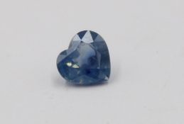 Madagaskar Saphir, ca. 1,03ct, herzförmig