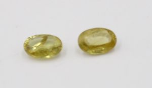 Paar Sphene, 1,19ct, Madagaskar