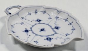 Blattschale, Royal Copenhagen Musselmalet, ca. 26 x 20,5cm