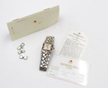 RAYMOND WEIL Parsifal Damen-Armbanduhr in Stahl/Gold, Ref. 9790, Quarz, guter Zustand, Papiere anbe