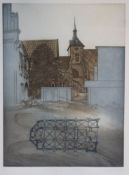 Erhard SCHIEL (1943), Farbradierung, datiert '85, Nr. 6/100, gerahmt/Glas, RG 72 x 51cm