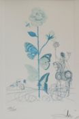 Salvador Dalí (1904-1989), The Butterfly Rose (La Rose aux Papillons), Lithographie, Nr. 290-350, g