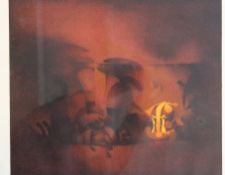 Jens PETERSEN (1938) , Zerzunische Sphinx, Lithographie, Nr. 2/18, gerahmt/Glas, RG 51 x 80cm