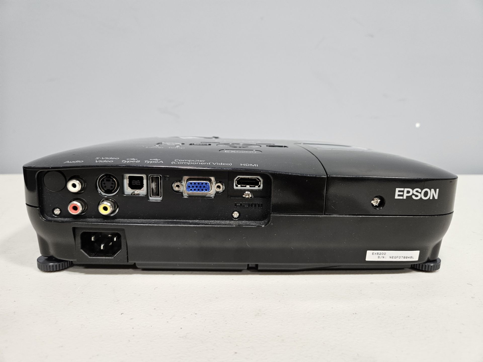 EPSON EX5200 3LCD PROJECTOR (436 HOURS) - Image 2 of 2