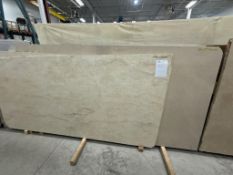SLABS - JACKIE BEIGE MARBLE | (4) 50" X 110" & (2) 48" X 110" X 2CM | 38 SQ. FT. / SLAB (AISLE C)