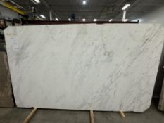 SLABS - VOLKAS MARBLE | (2) 69" X 121" & (2) 68" X 113" X 2CM | 53 - 58 SQ. FT. / SLAB (AISLE E)