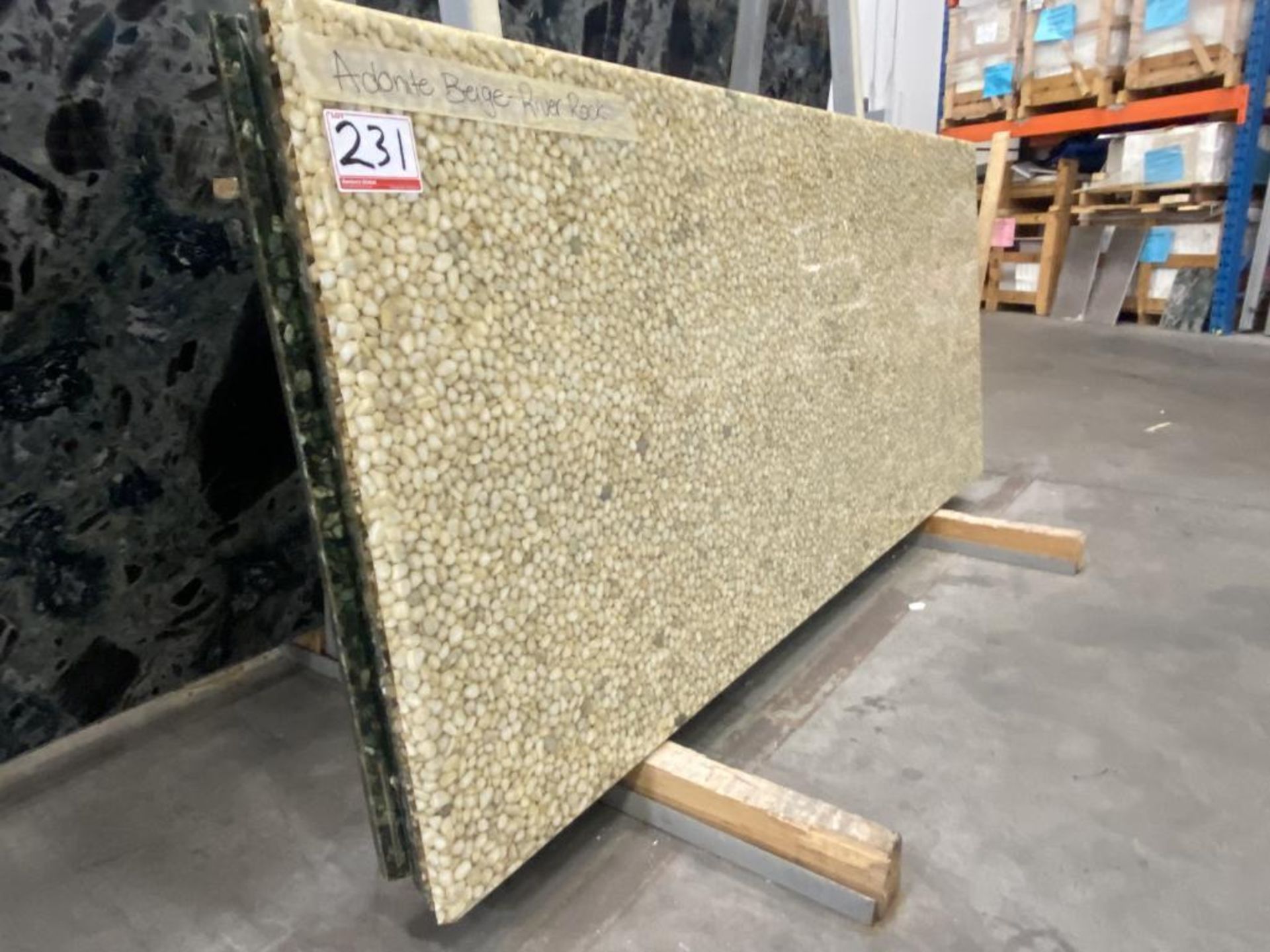 SLABS - ADONITE RIVER ROCK - (2) BOTTICINO, (1) NATURAL, & (1) BEIGE ...