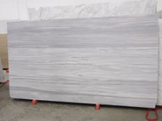 SLABS - PLATINUM SATINATO MARBLE | 61" X 111" X 2CM | 47 SQ. FT. / SLAB (AISLE D)
