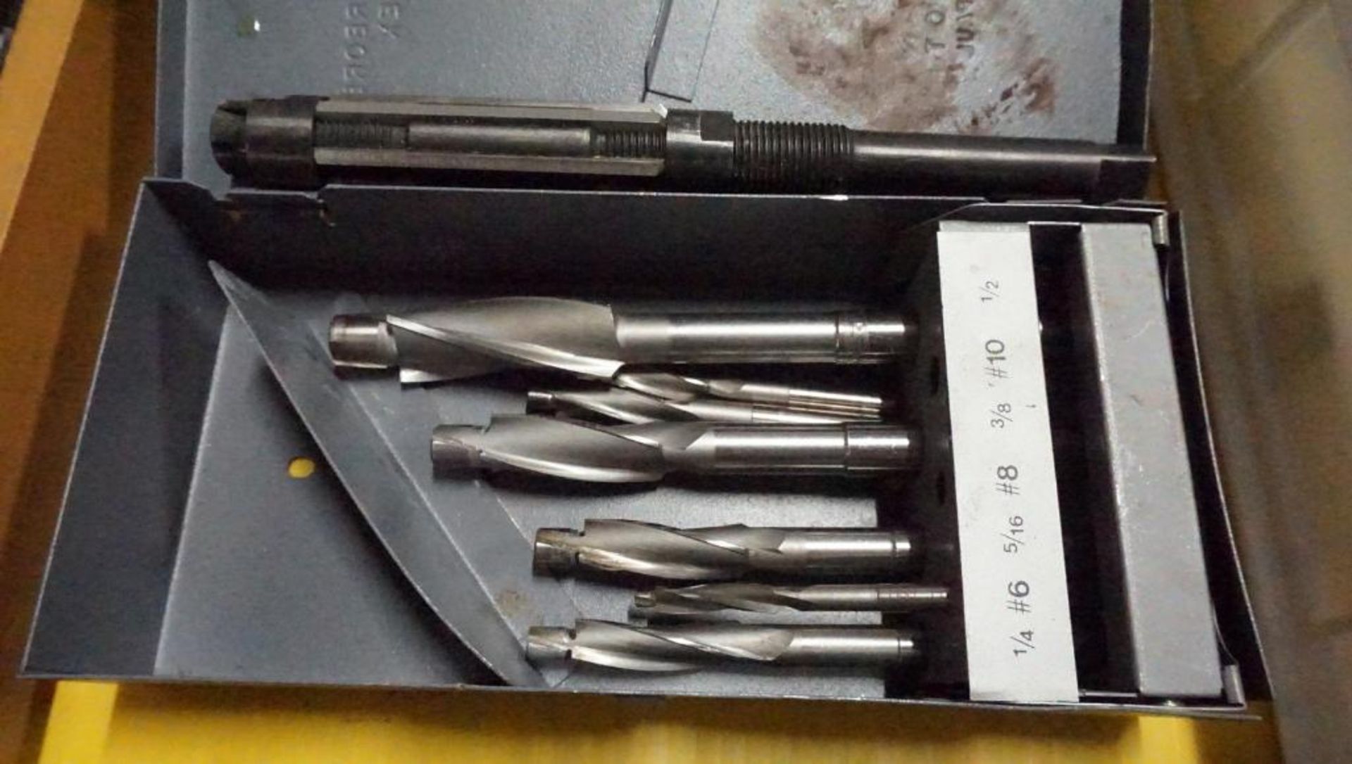 LOT - ASSTD ADJUSTABLE REAMERS, C-BORE DRILL BITS
