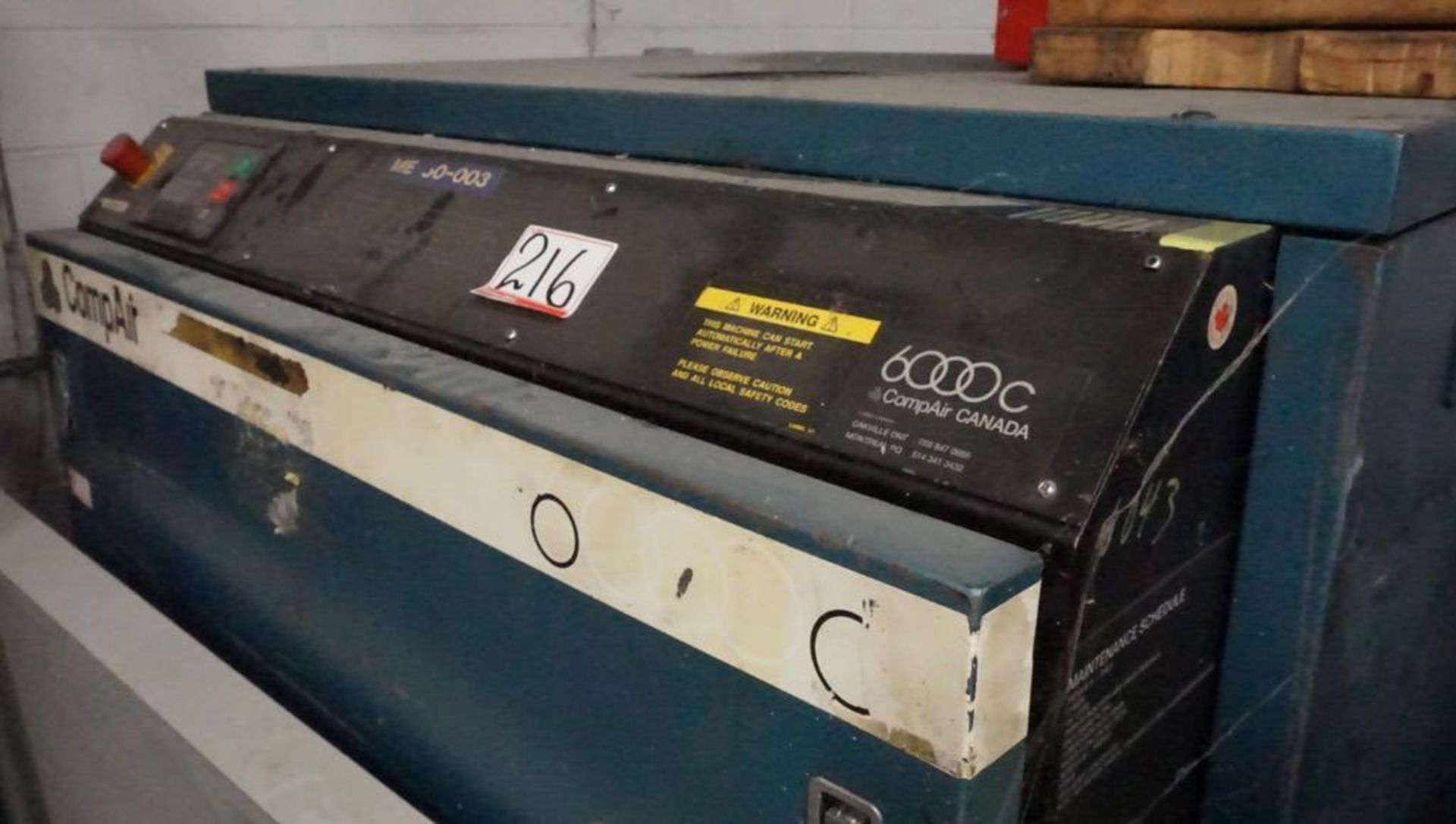 COMPAIR 6000C SERIERS (6050WH) 50HP SCREW AIR COMPRESSOR (575V)