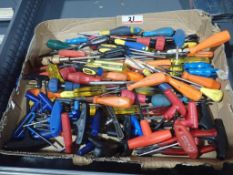 LOT - SCREWDRIVERS & ALLEN KEY DRIVERS