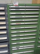 LISTA GREEN 30 X 28 X 59" 14-DRAWER TOOLING CABINET