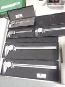 LOT - STM & BROWN & SHARPE ASSTD DIAL CALIPERS (5 PCS)
