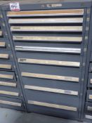 VIDMAR GREY 30 X 28 X 59"H 9-DRAWER TOOLING CABINET