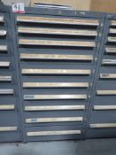 VIDMAR GREY 30"X28"X59"H 10-DRAWER TOOLING CABINET