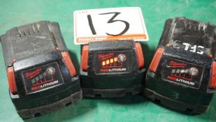 UNITS - MILWAUKEE M18 RED LITHIUM XC 5.0 BATTERY