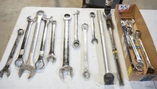 LOT - ASST WRENCHES & H/D RATCHETS