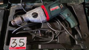 METABO SBE 750 HAMMER DRILL W/ CASE (120V)