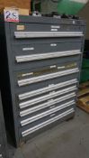 WILLIAM & WILSON 8-DRAWER PARTS CABINET