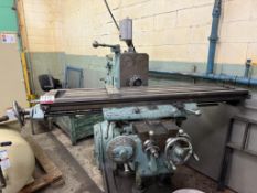 MILWAUKEE MODEL H TURRET MILL, S/N 3168 (550V) (RIGGING FEE $175)