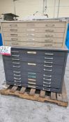 LOT - ASSTD BLUE PRINT CABINETS
