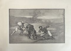 Goya y Lucientes, Francisco José de: Tauromachie - 43 Heliogravüren, 1911