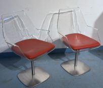 Airline, Rausche: Drehsessel Modell Airline von Rausche, 1960er, 2er Set