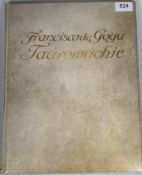 Goya y Lucientes, Francisco José de: Tauromachie - 43 Kupferdruck-Gravüren, ca. 1910