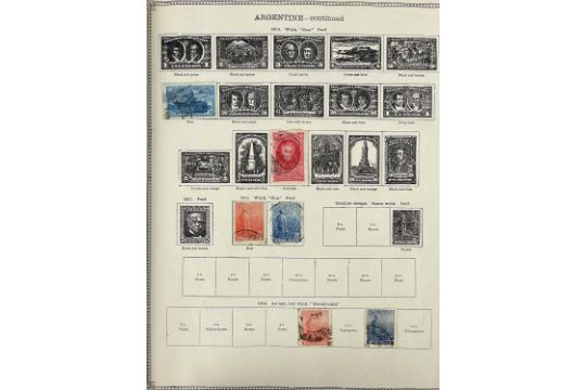 An early 20th century Ideal Stanley Gibbons Postage Stamp Album with a good foreign collection. - Image 3 of 11