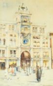 Mary Ellen HAWARD (XIX-XX) St Mark's Clock Tower, Venice
