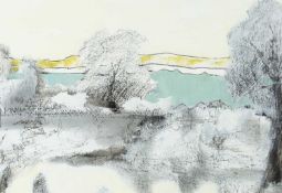 Sally HOLMAN (1949) Looking Towards Hayle Beach