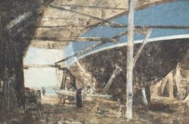 Cyril Walduck EDWARDS (1902-1982) The Yard