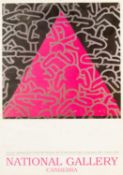 After Keith HARING (1958-1990) National Gallery, Canberra exhibition poster