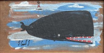 Stephen CAMPS (1957) A Whale and a Lighthouse