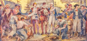 Henry Gustave HILLER (1865-1946) Navigators & Sailors