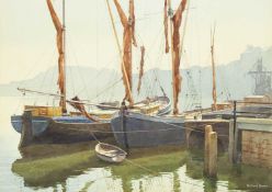 Richard SAMS (XX) Barges, Mistley Wharf, River Stour