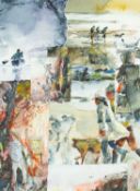 Barrie YELLAND (XX-XXI) Dog Walkers