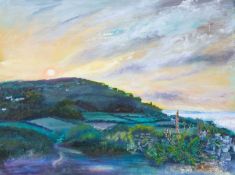 Elizabeth HOSKINS (XX-XXI) Sunset From St Ives