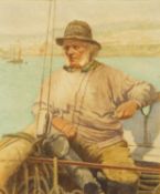 John William SCHOFIELD (1865-1944) A Fisherman Off to Work