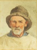 Frederick James McNamara EVANS (1859-c.1929) Portrait of a Fisherman