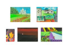 Mark BROOKS (1957-2023, Outsider Artist) Five Works