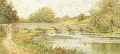 Robert Creswell BOAK (1875-1949) Shaw's Bridge, River Lagan, Belfast