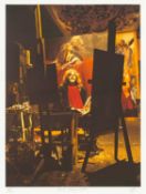 Karen Jane KESSI-WILLIAMS (1970) Painter Holding Palette