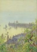 William Matthew HALE (1837-1929) Pier, Newlyn