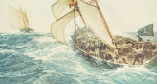 After Charles Napier HEMY The Black Flag