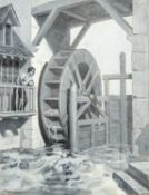 François Joseph VERNAY (1864-1950) The Waterwheel